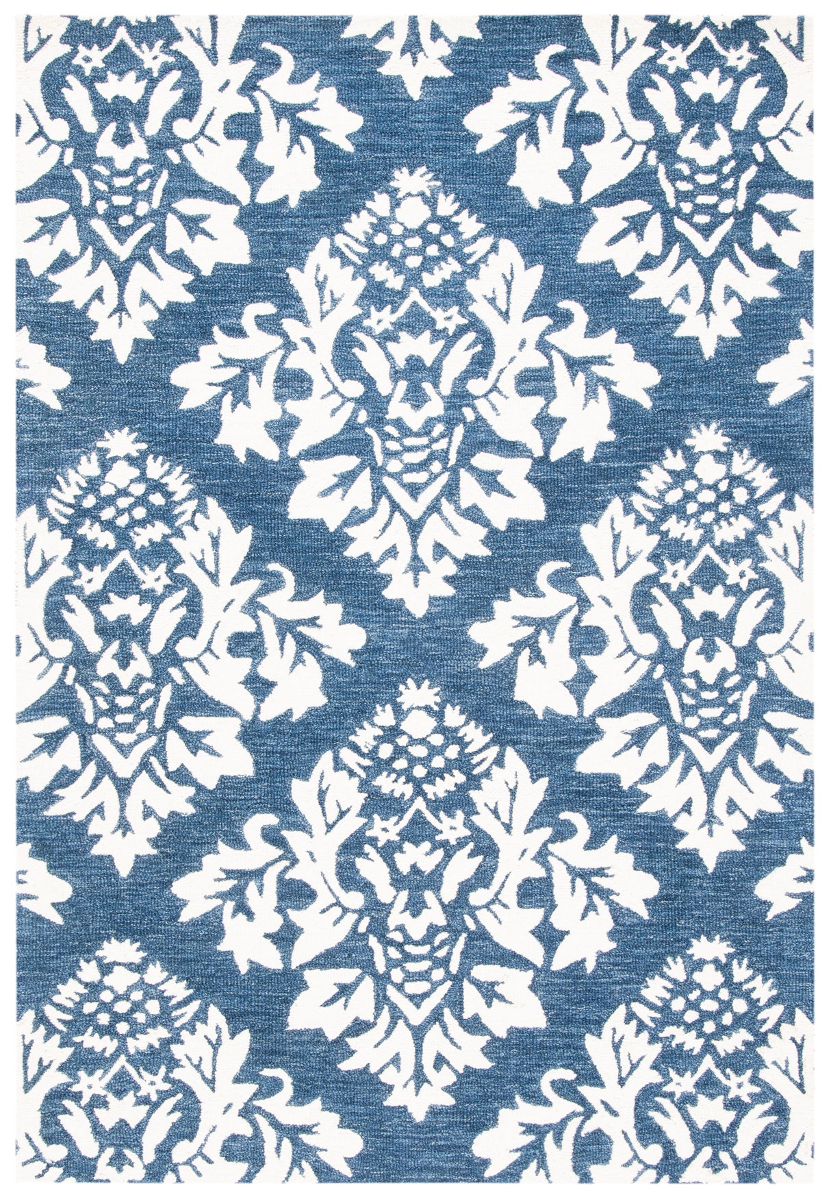Safavieh Micro-Loop Mlp221M Blue/Ivory Rugs.