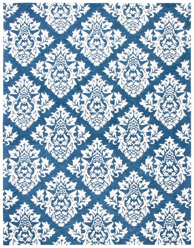 Safavieh Micro-Loop Mlp221M Blue/Ivory Rugs.