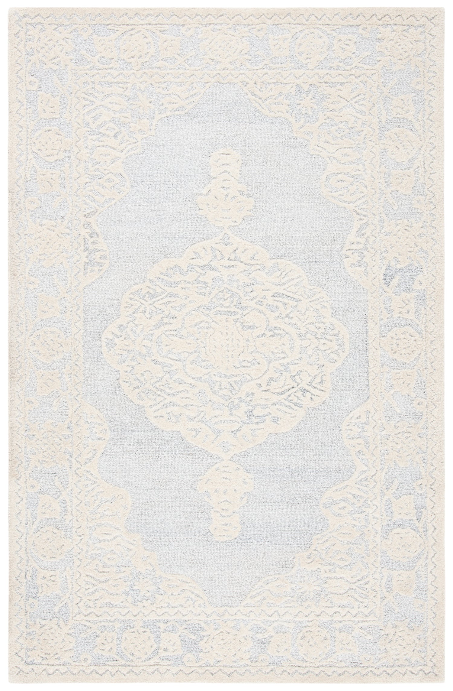 Safavieh Micro-Loop Mlp275A Ivory/Grey Rugs.