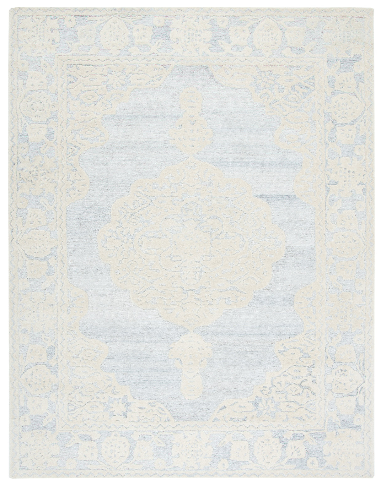 Safavieh Micro-Loop Mlp275A Ivory/Grey Rugs.