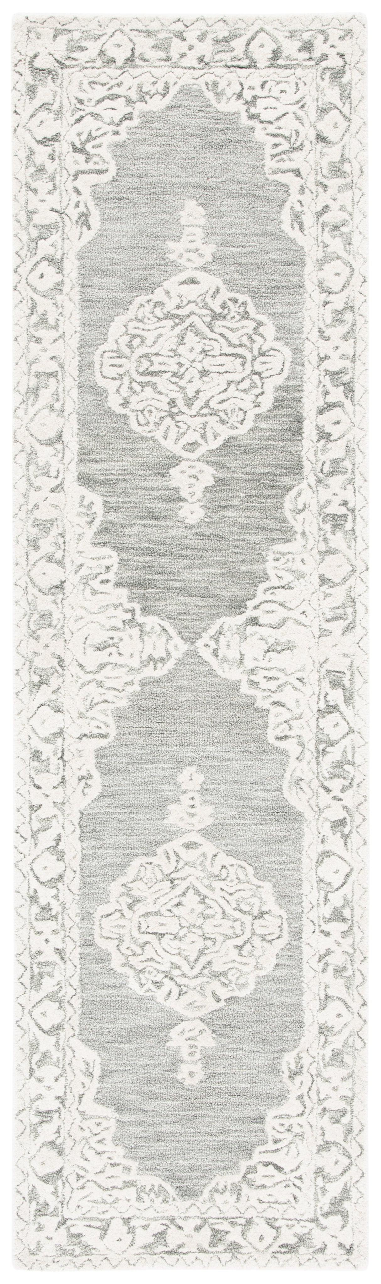 Safavieh Micro-Loop Mlp275F Grey/Ivory Rugs.