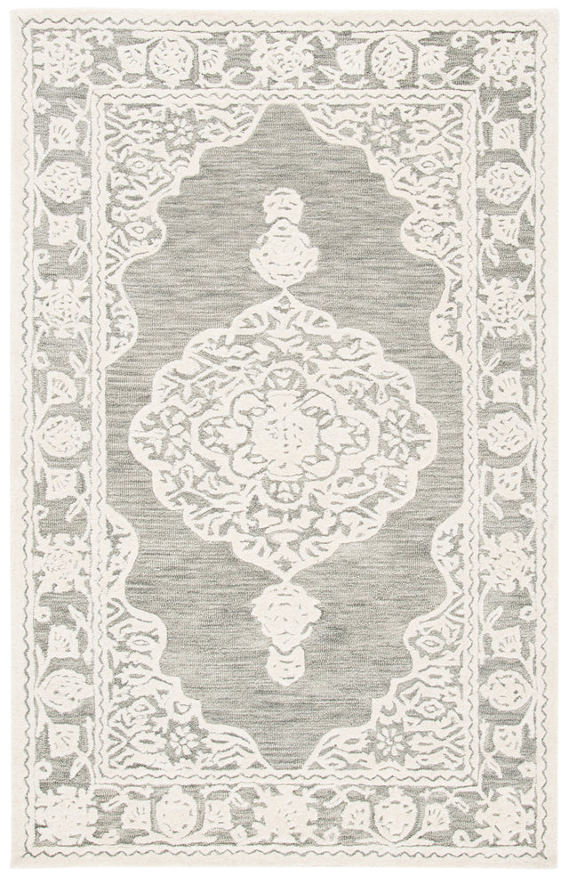 Safavieh Micro-Loop Mlp275F Grey/Ivory Rugs.