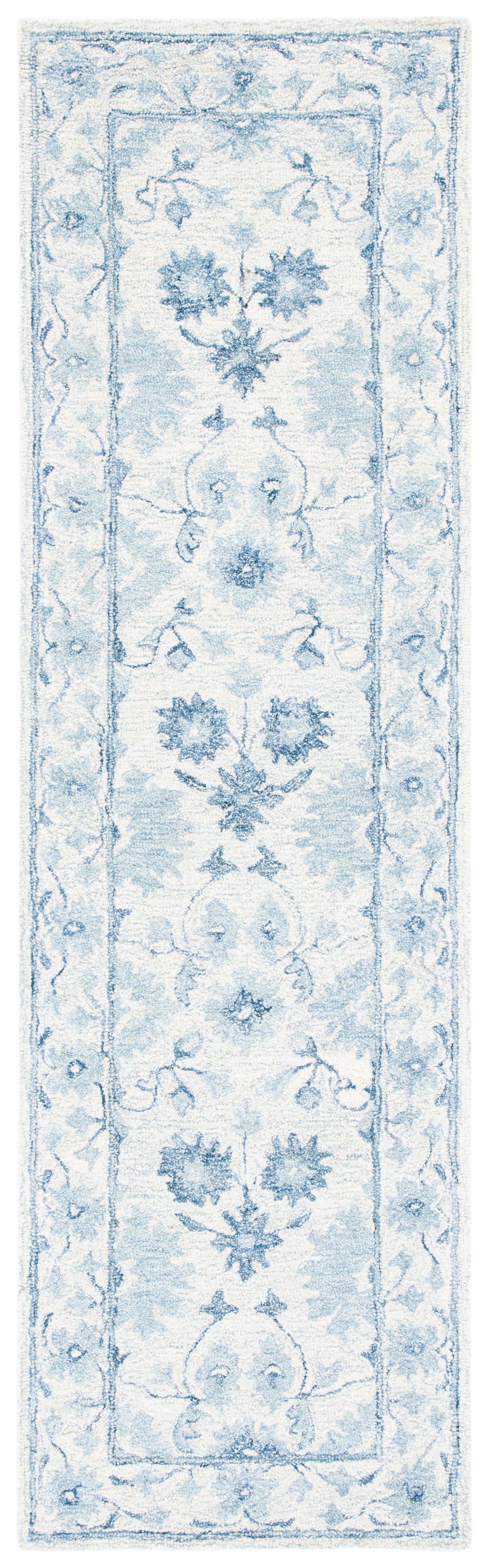 Safavieh Micro-Loop Mlp276M Blue/Ivory Rugs.
