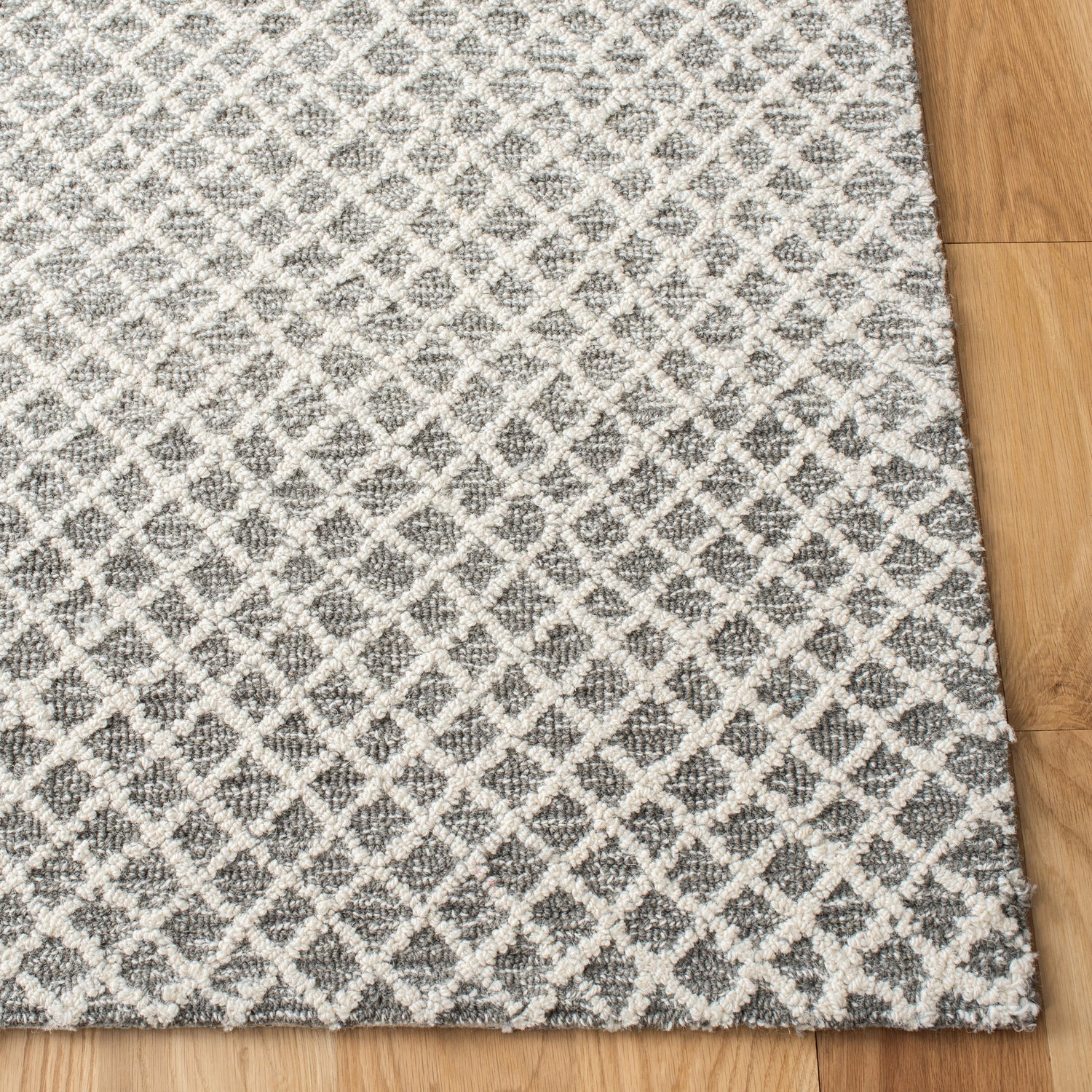 Safavieh Micro-Loop Mlp353F Grey/Ivory Rugs.