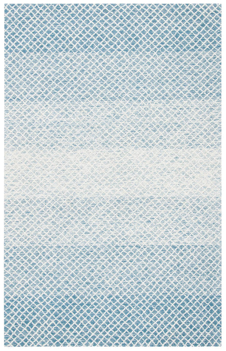 Safavieh Micro-Loop Mlp353M Blue/Ivory Rugs.