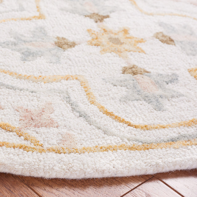 Safavieh Micro Loop Mlp381A Ivory/Grey Rug.