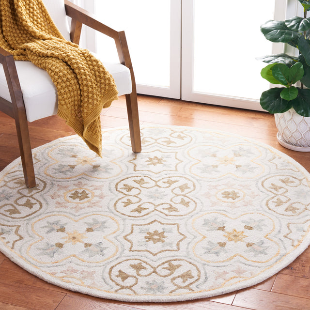 Safavieh Micro Loop Mlp381A Ivory/Grey Rug.