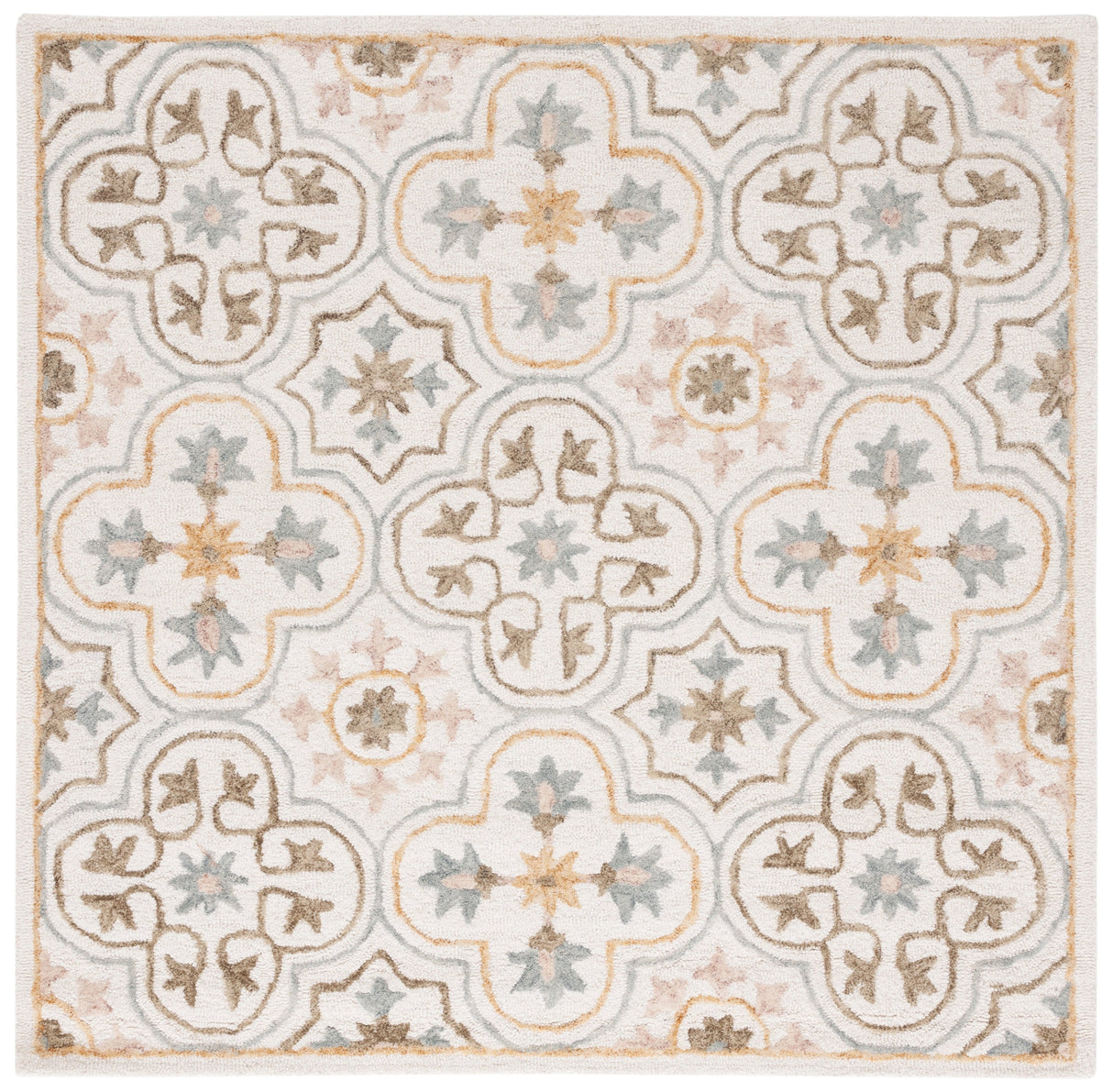 Safavieh Micro Loop Mlp381A Ivory/Grey Rug.