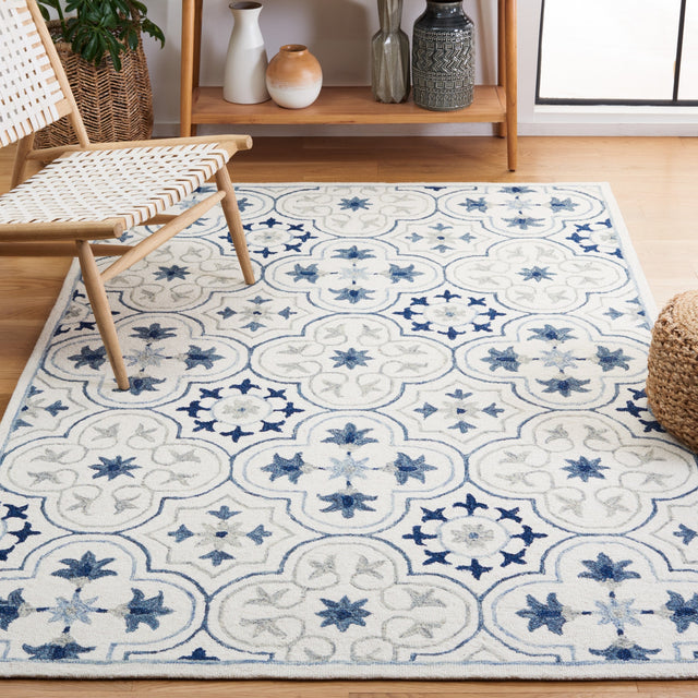 Safavieh Micro Loop Mlp381W Ivory/Sage Rug.