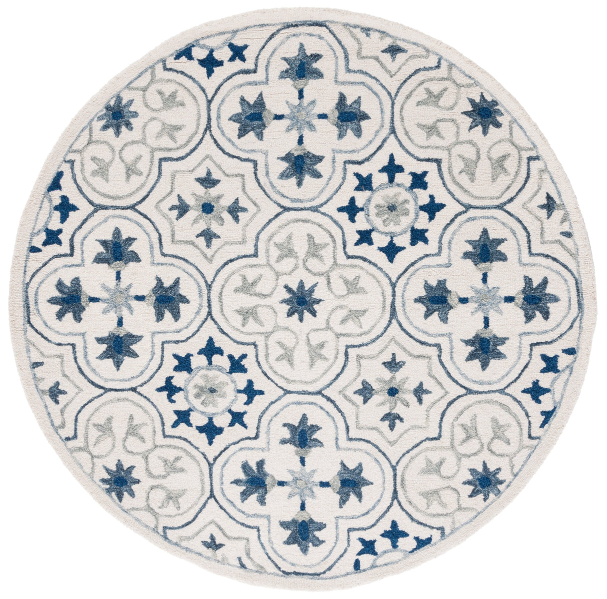 Safavieh Micro Loop Mlp381W Ivory/Sage Rug.