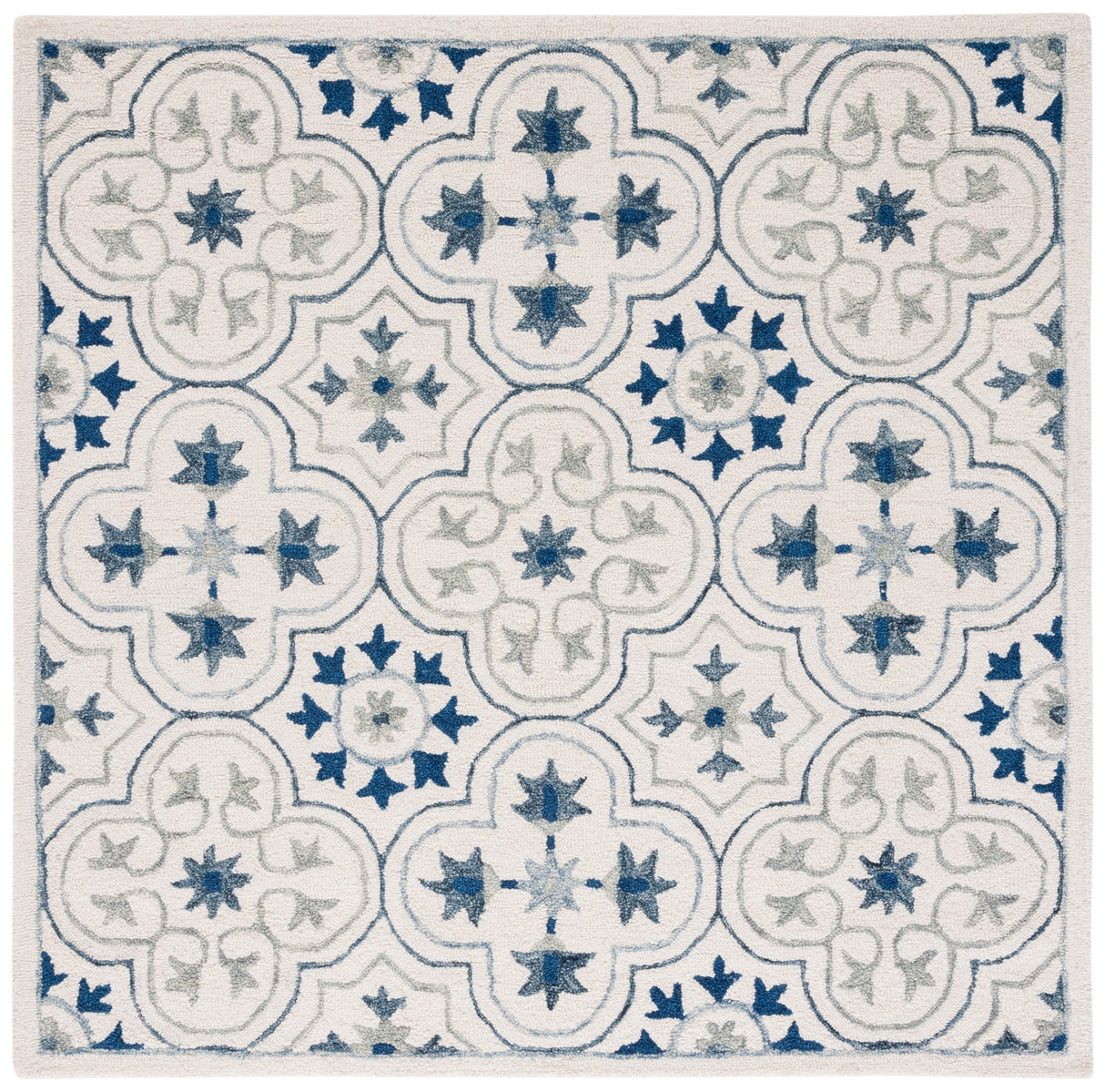 Safavieh Micro Loop Mlp381W Ivory/Sage Rug.