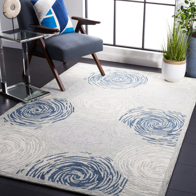 Safavieh Micro Loop Mlp382F Grey/Ivory Rug.