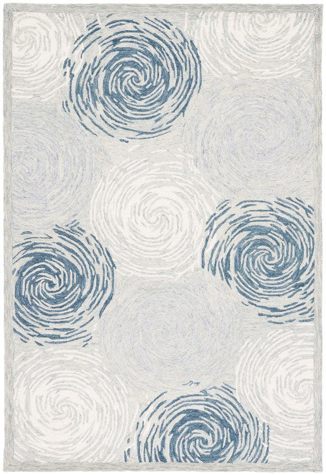 Safavieh Micro Loop Mlp382F Grey/Ivory Rug.