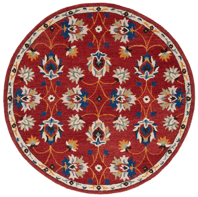 Safavieh Micro Loop Mlp383P Rust/Blue Rug.
