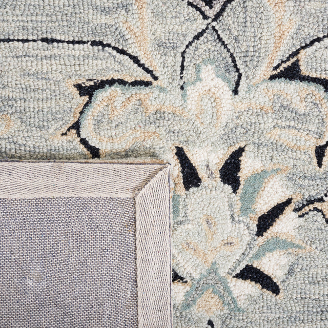 Safavieh Micro Loop Mlp384F Grey/Ivory Rug.