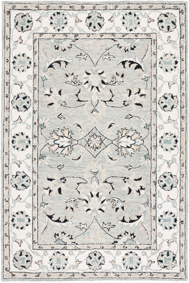 Safavieh Micro Loop Mlp384F Grey/Ivory Rug.