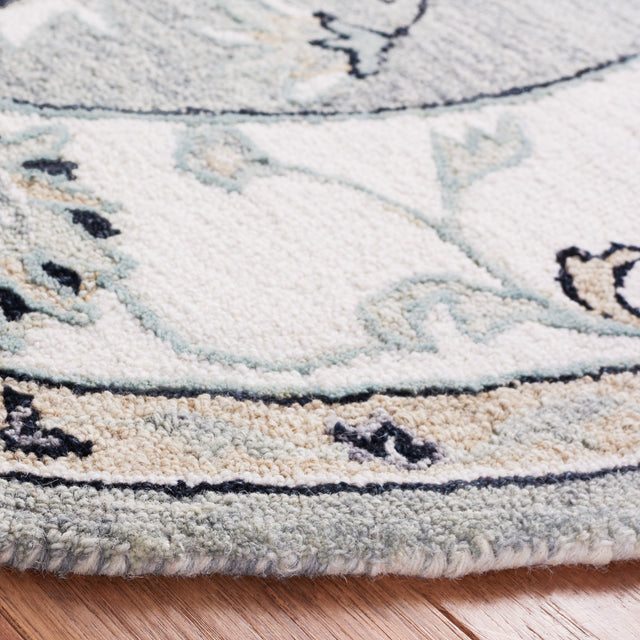 Safavieh Micro Loop Mlp384F Grey/Ivory Rug.