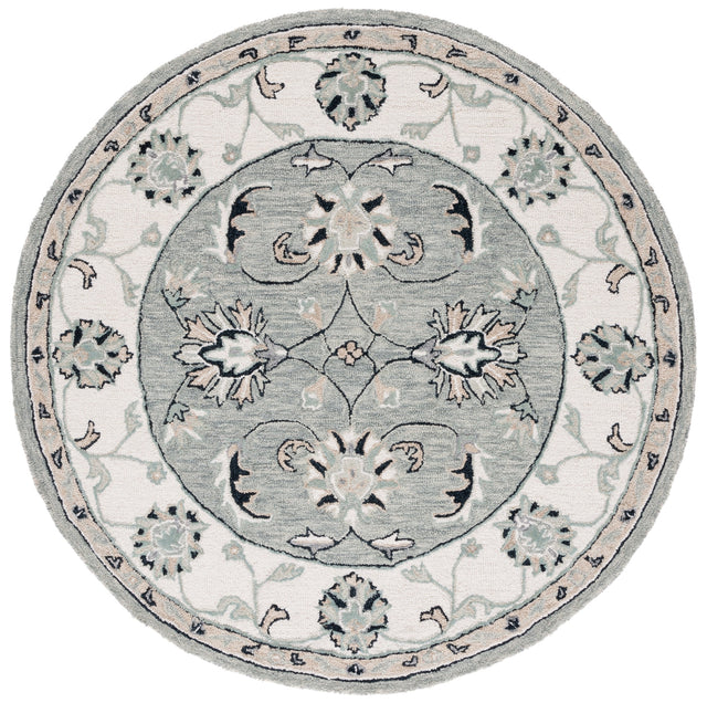 Safavieh Micro Loop Mlp384F Grey/Ivory Rug.