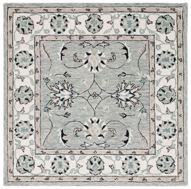 Safavieh Micro Loop Mlp384F Grey/Ivory Rug.