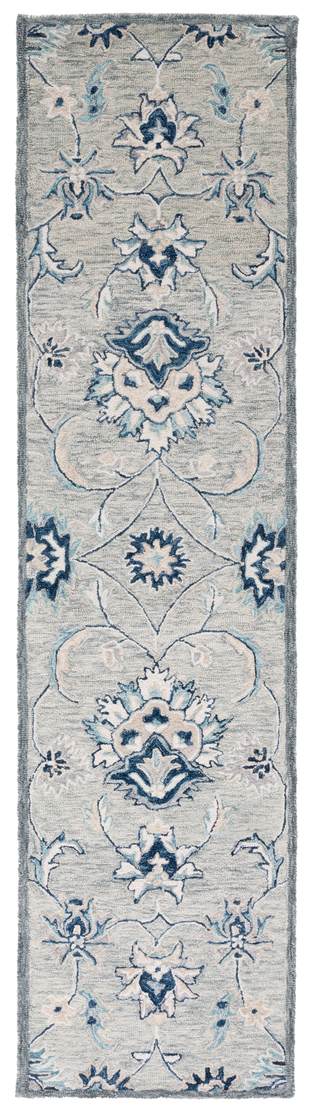 Safavieh Micro Loop Mlp387F Grey/Blue Rug.