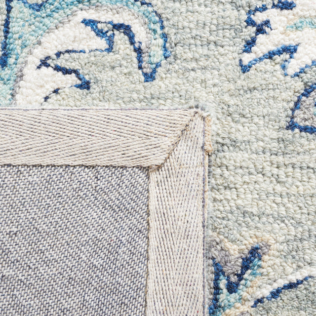 Safavieh Micro Loop Mlp387F Grey/Blue Rug.