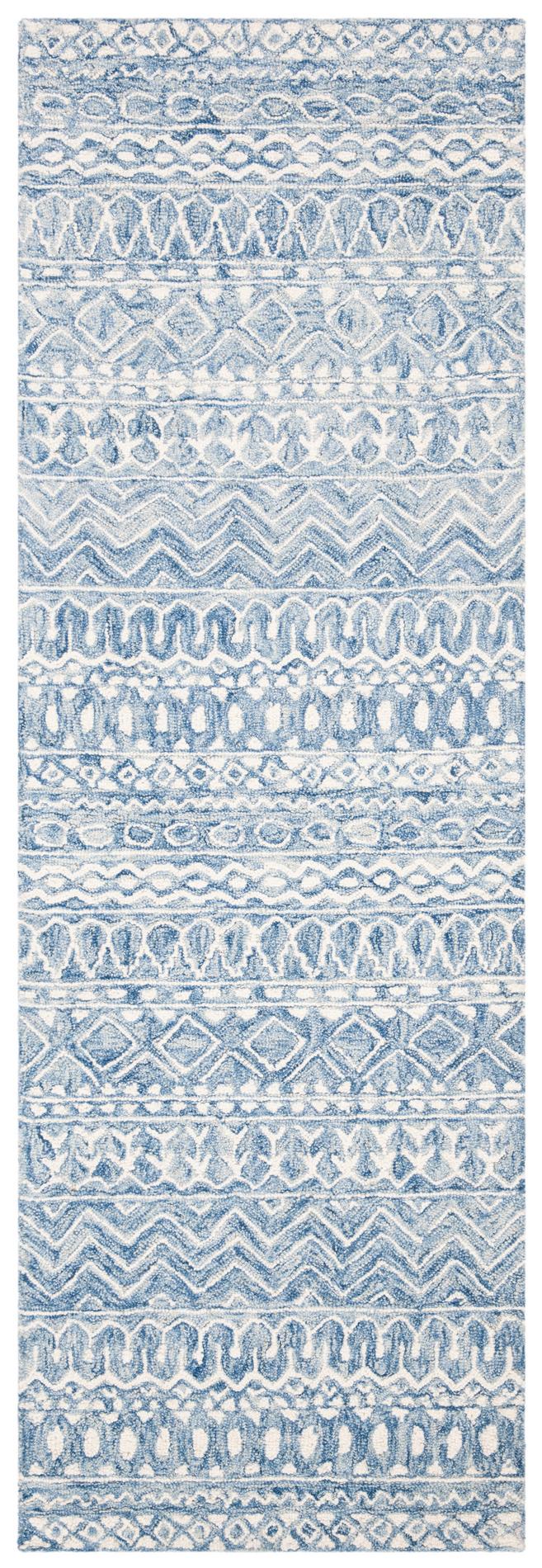 Safavieh Micro-Loop Mlp502M Blue/Ivory Rugs.