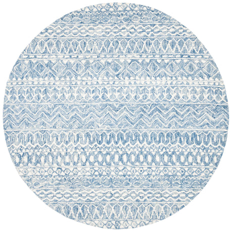 Safavieh Micro-Loop Mlp502M Blue/Ivory Rugs.