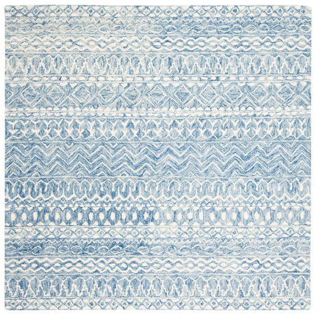 Safavieh Micro-Loop Mlp502M Blue/Ivory Rugs.