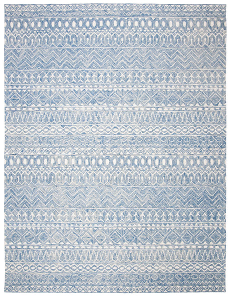 Safavieh Micro-Loop Mlp502M Blue/Ivory Rugs.