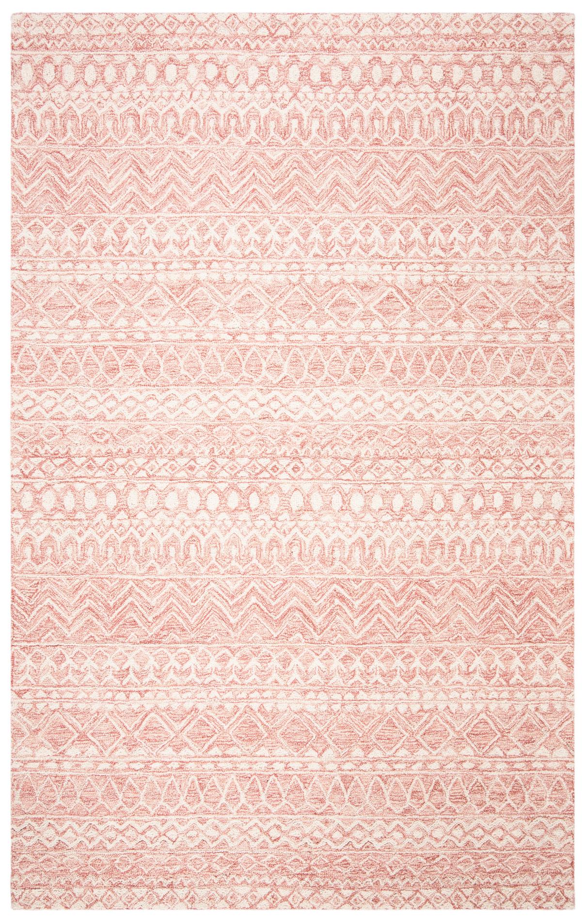 Safavieh Micro-Loop Mlp502U Pink/Ivory Rugs.