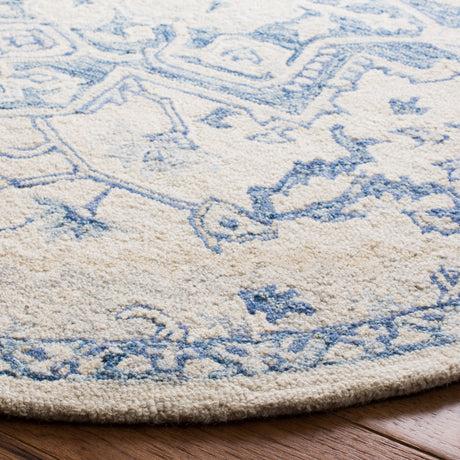 Safavieh Micro-Loop Mlp503G Ivory/Blue Rugs.