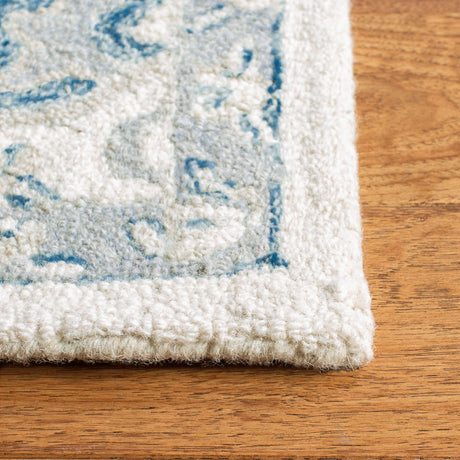 Safavieh Micro Loop Mlp503L Ivory/Navy Rug.