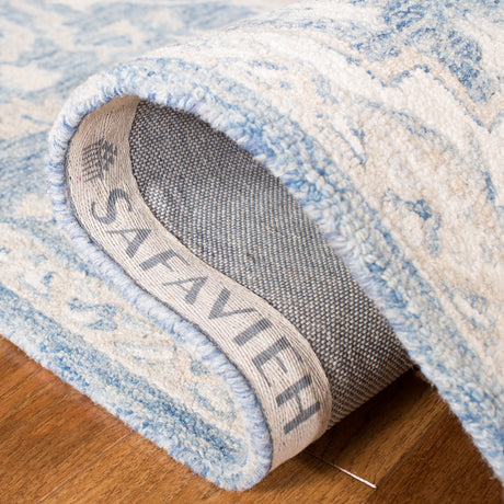 Safavieh Micro-Loop Mlp503M Blue/Ivory Rugs.