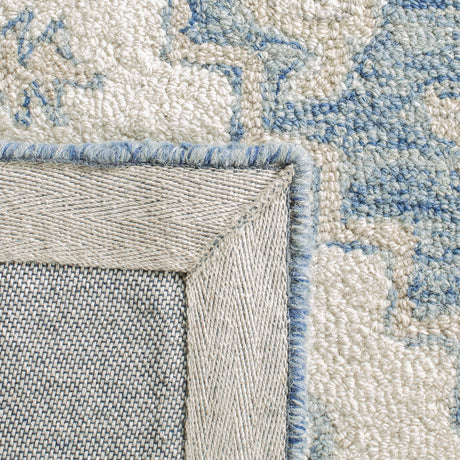 Safavieh Micro-Loop Mlp503M Blue/Ivory Rugs.