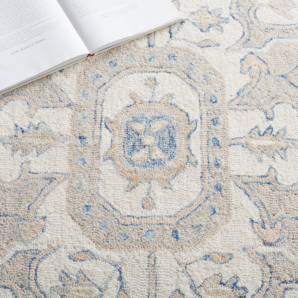 Safavieh Micro-Loop Mlp503M Blue/Ivory Rugs.