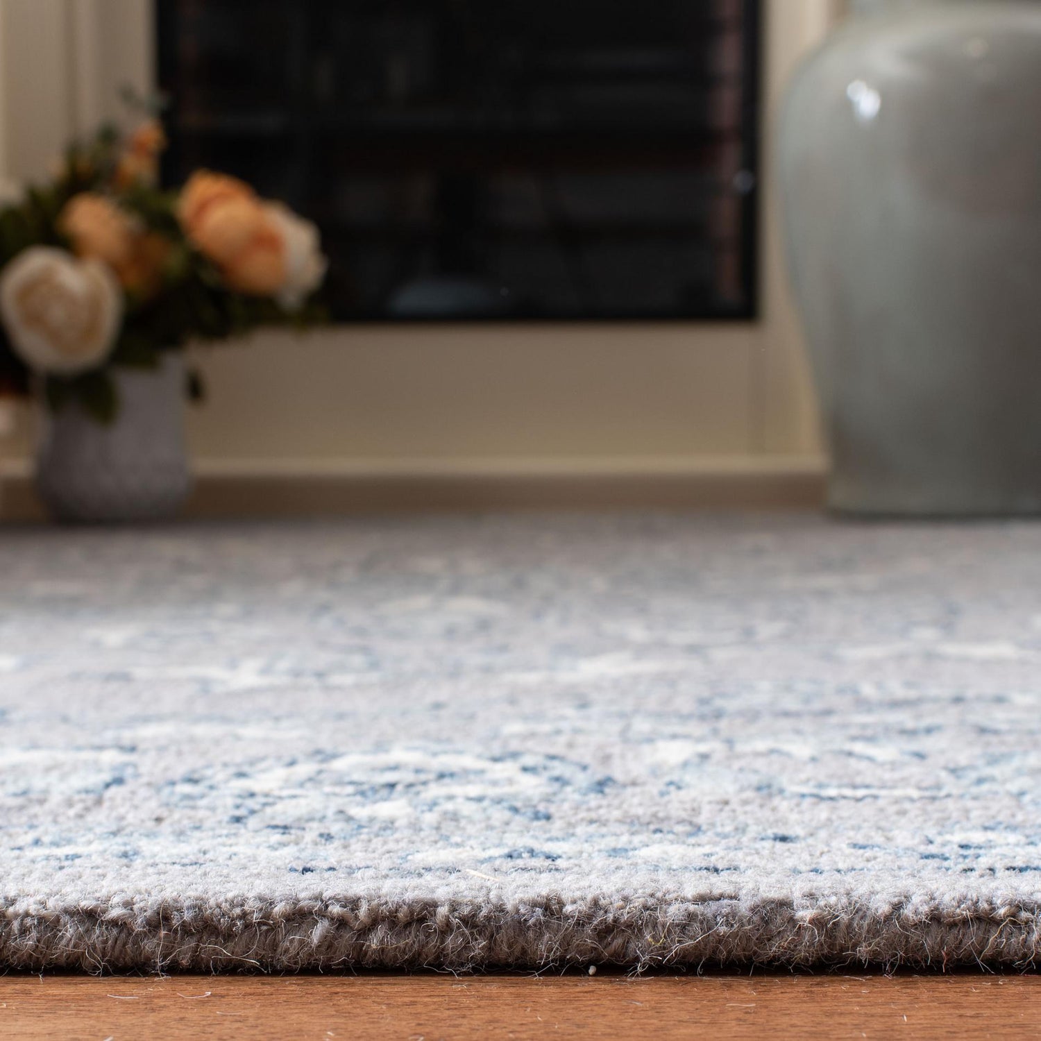 Safavieh Micro-Loop Mlp504F Light Grey/Ivory Rugs.
