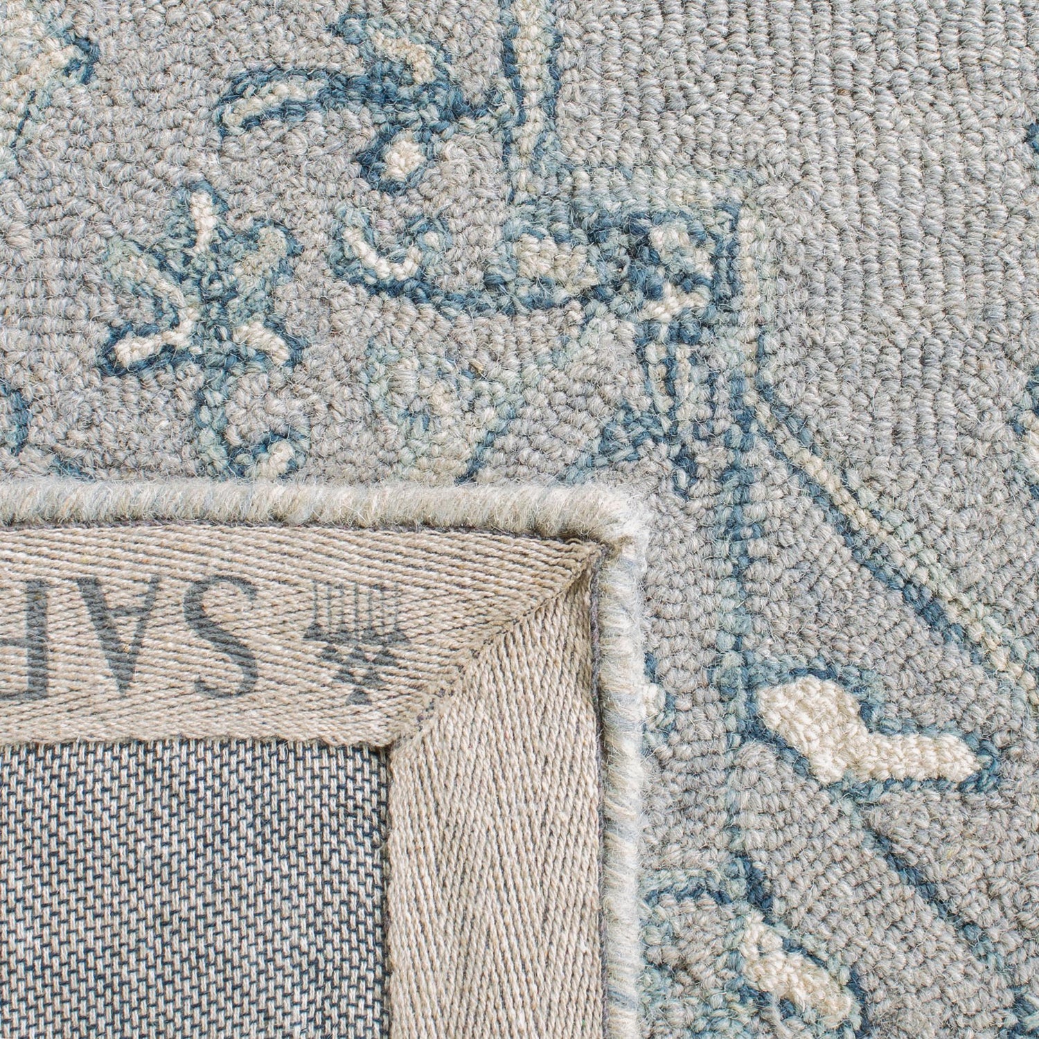 Safavieh Micro-Loop Mlp504F Light Grey/Ivory Rugs.