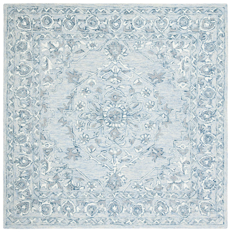Safavieh Micro-Loop Mlp504M Light Blue/Ivory Rugs.