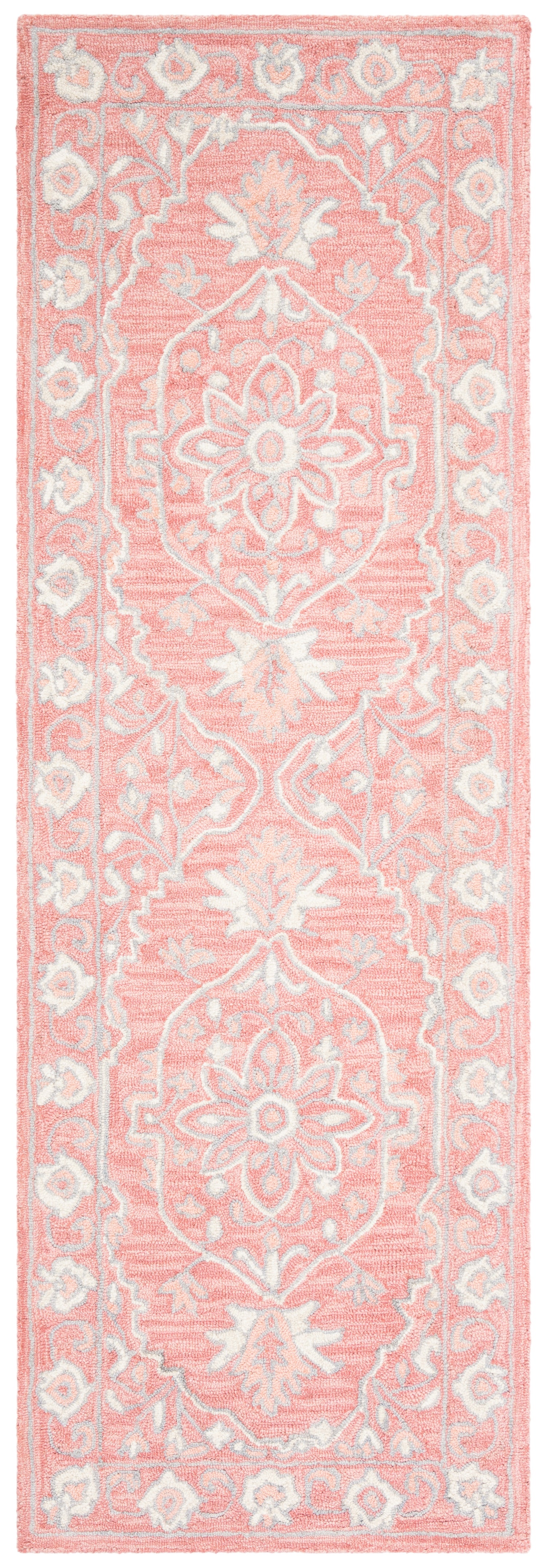Safavieh Micro-Loop Mlp504U Pink/Ivory Rugs.