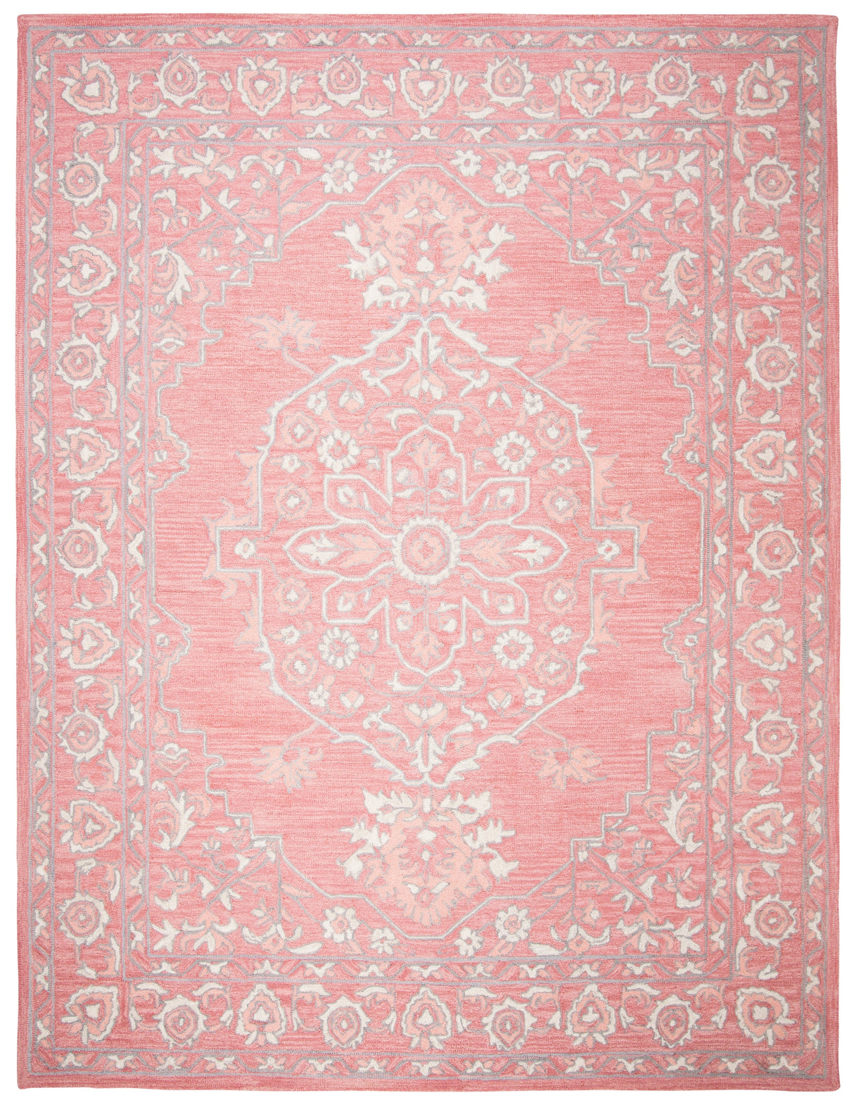 Safavieh Micro-Loop Mlp504U Pink/Ivory Rugs.