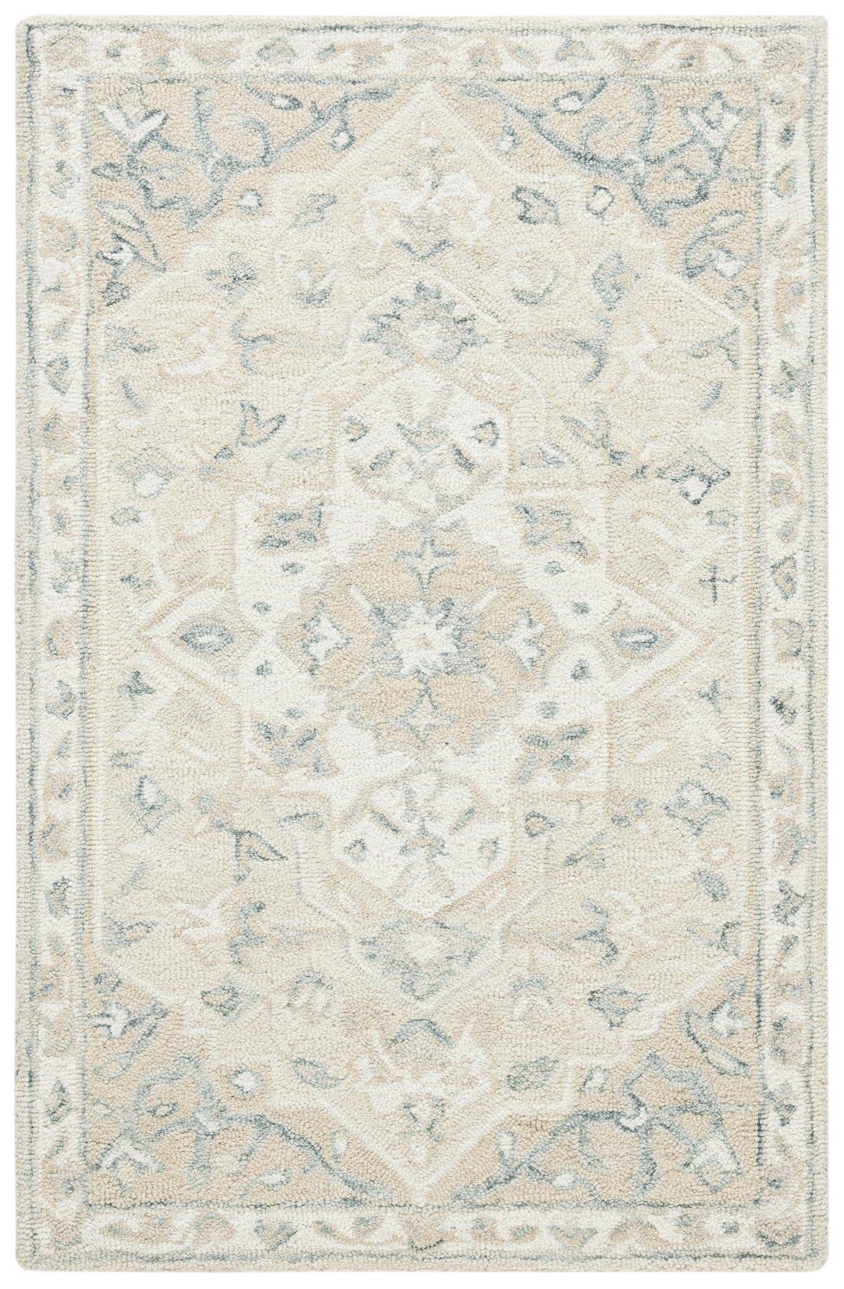 Safavieh Micro-Loop Mlp505B Beige/Ivory Rugs.