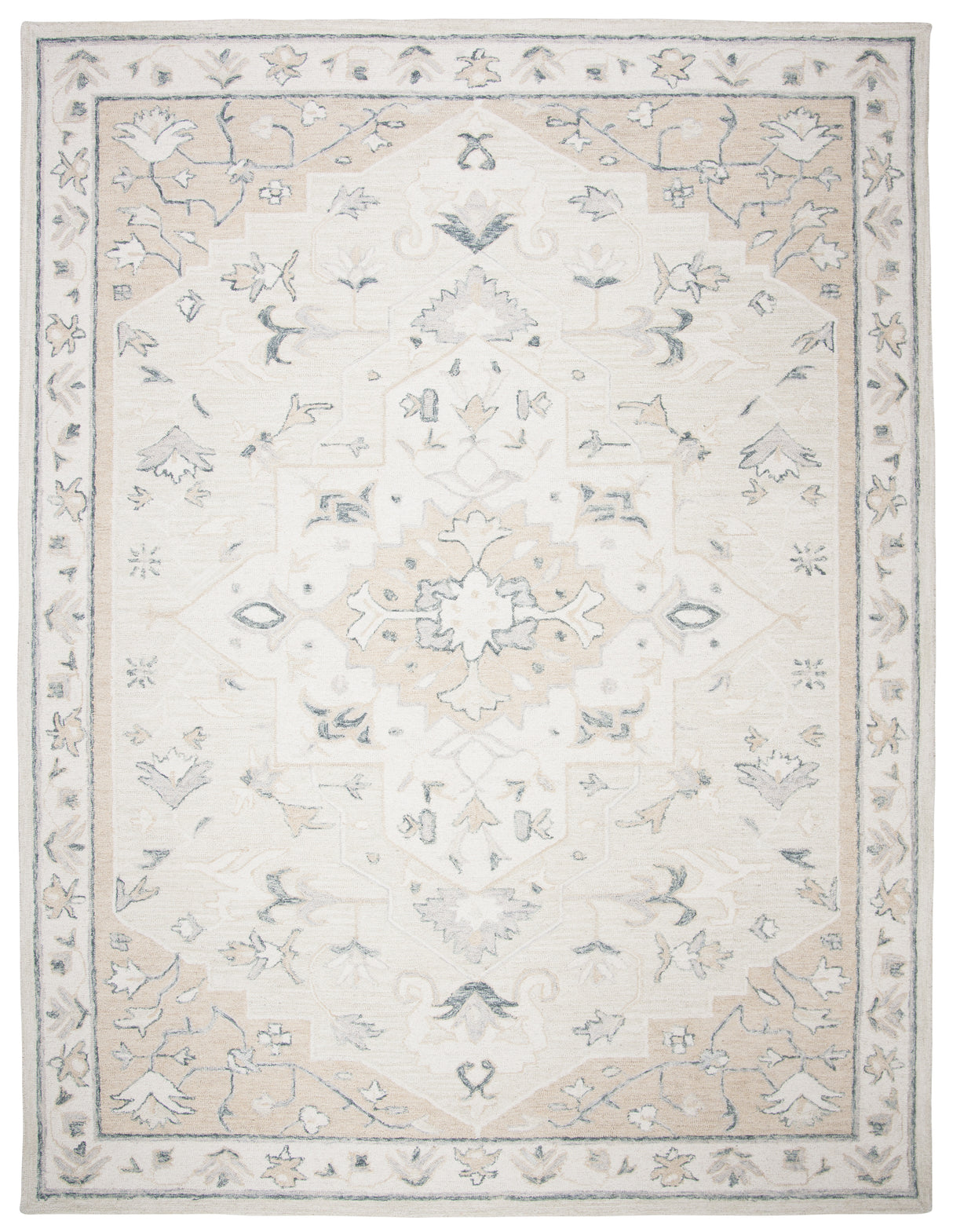 Safavieh Micro-Loop Mlp505B Beige/Ivory Rugs.