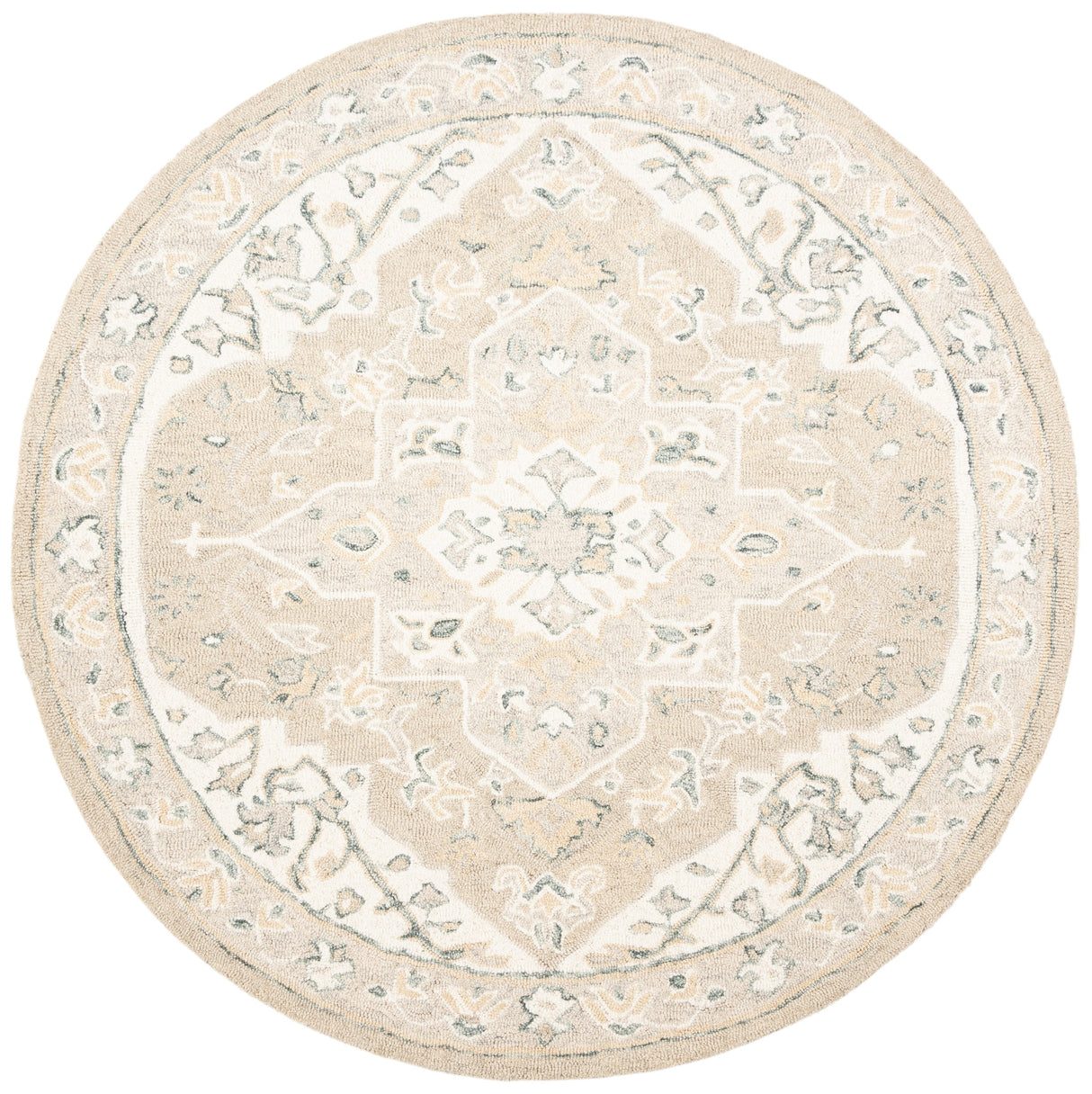 Safavieh Micro-Loop Mlp505F Light Grey/Ivory Rugs.