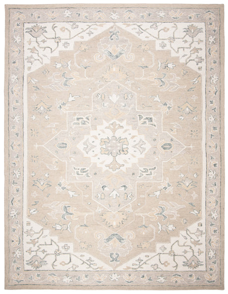 Safavieh Micro-Loop Mlp505F Light Grey/Ivory Rugs.