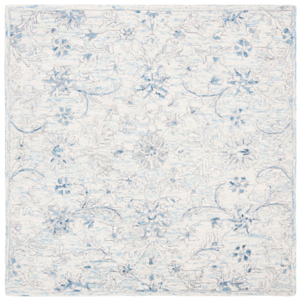 Safavieh Micro-Loop Mlp506M Light Blue/Ivory Rugs.