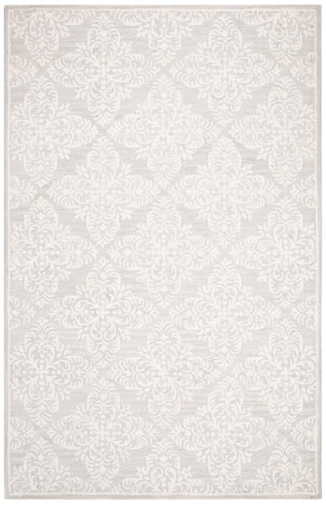 Safavieh Micro Loop Mlp515G Silver/Ivory Rug.