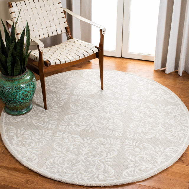 Safavieh Micro Loop Mlp515G Silver/Ivory Rug.