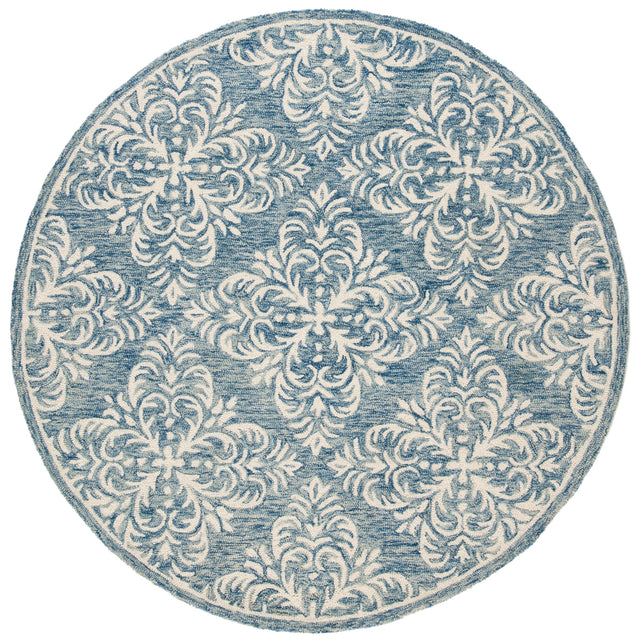 Safavieh Micro Loop Mlp515M Blue/Ivory Rug.