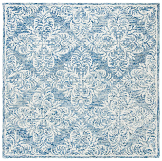 Safavieh Micro Loop Mlp515M Blue/Ivory Rug.