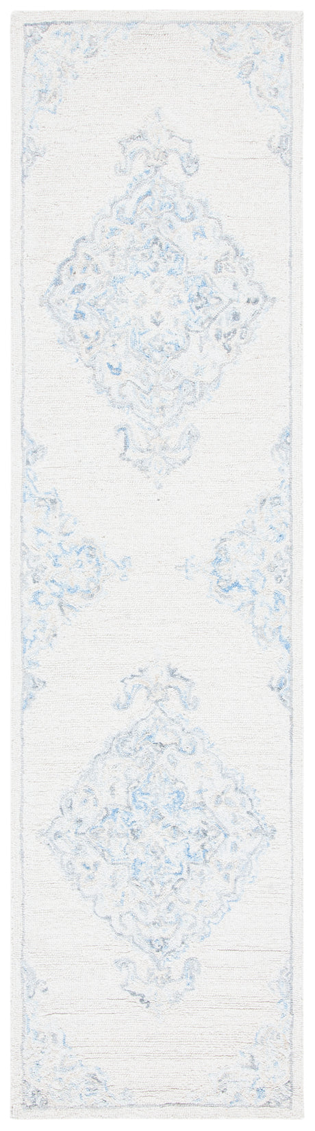 Safavieh Micro-Loop Mlp516A Ivory/Blue Rugs.